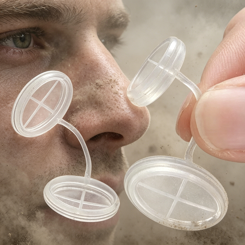 Anti Pollution Mask - 4 Pairs/1 Set Disposable Invisible Nasal