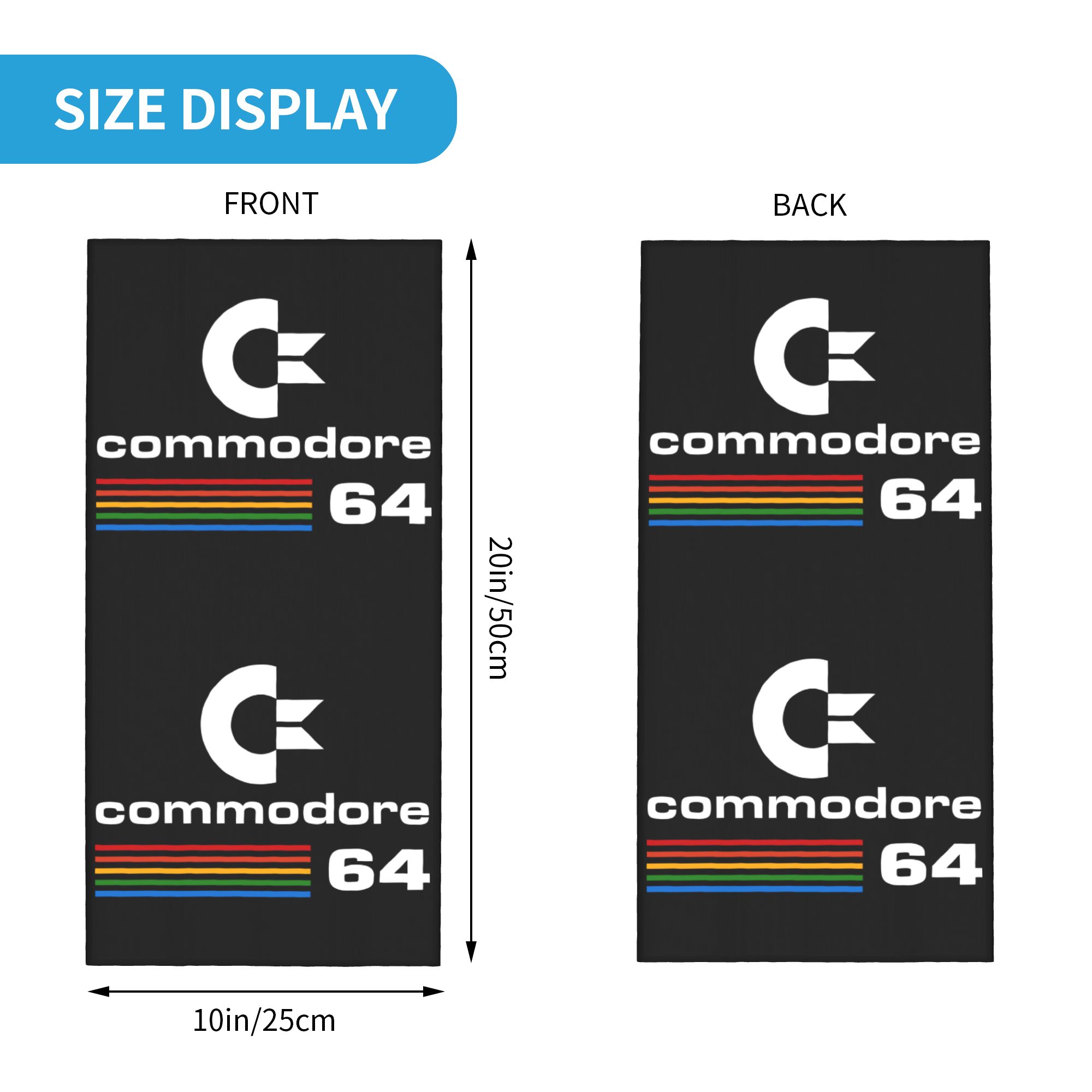 Custom Commodore 64 Bandana Ne - đánh giá và giá Neck Gaiter Face Cover