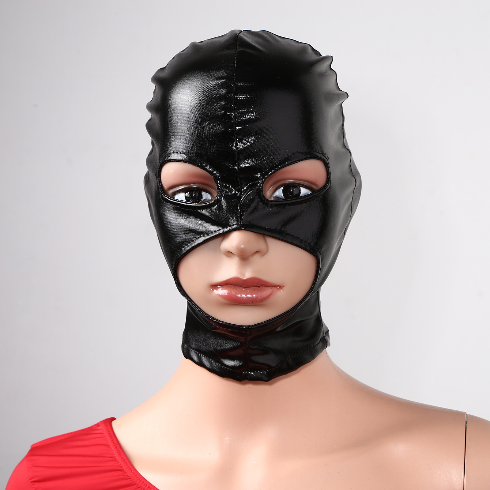 Adult Men Women Black Leather  - đánh giá và giá Black Face Mask Pack