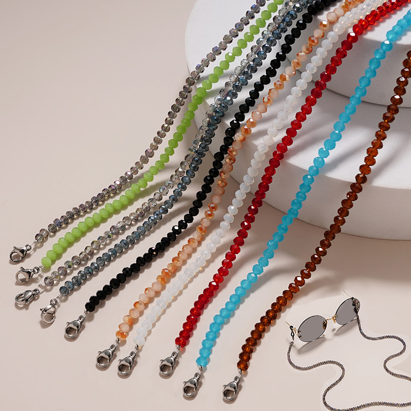 Crystal Glasses Chain For Wome - đánh giá và giá Mask Chain Holder