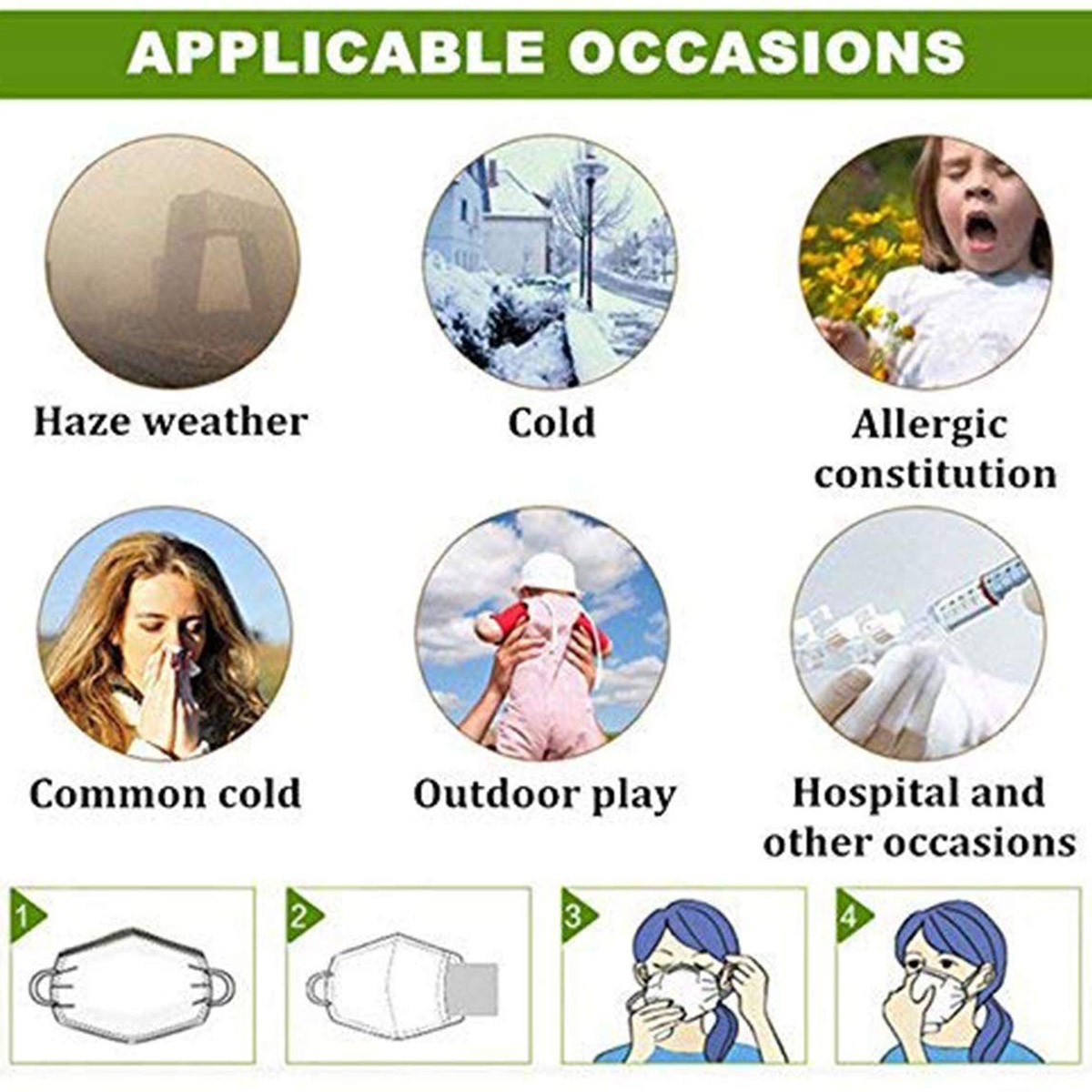Adjustable Face Mask Anti-dust - đánh giá và giá Pm2.5 Filter Insert