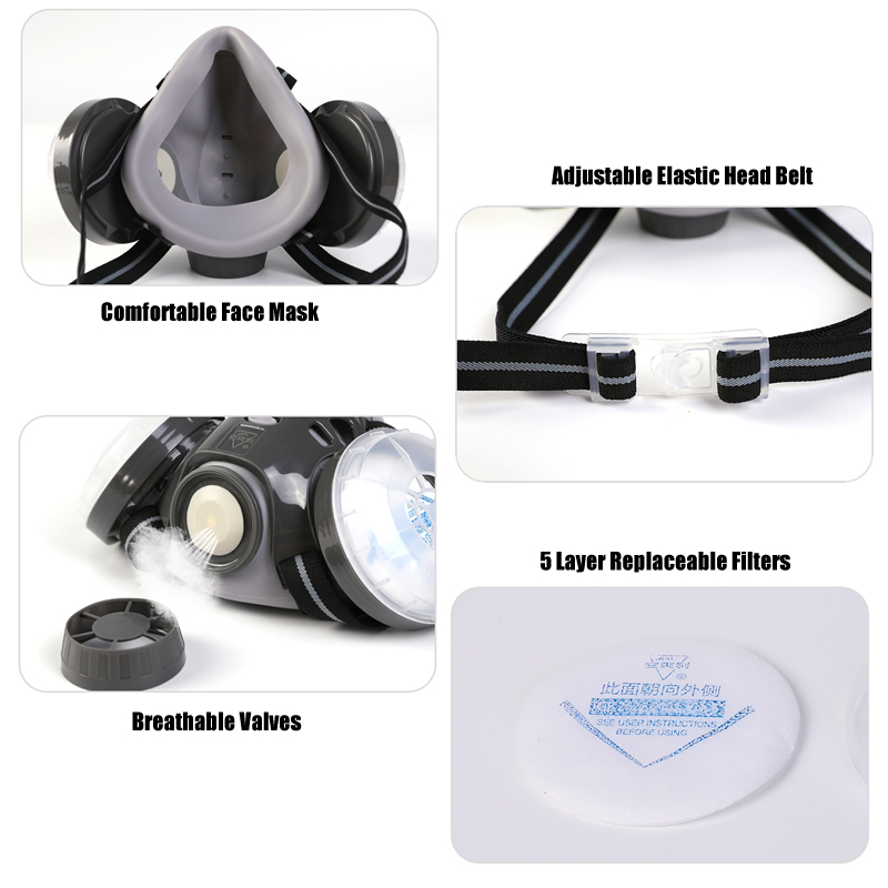 New Anti Dust Mask Full Face R - đánh giá và giá Anti Pollution Mask