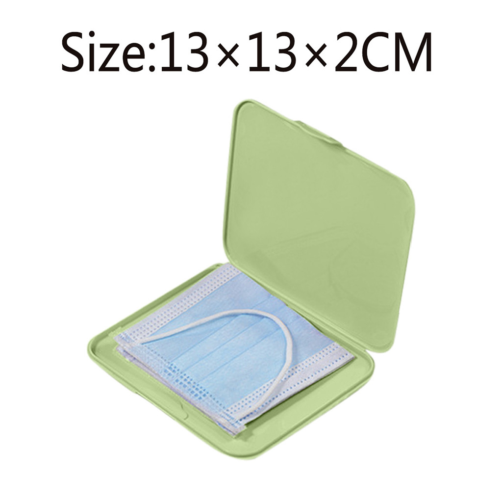 Pink Mask Cover Green Box Mask - đánh giá và giá Face Mask Storage Box