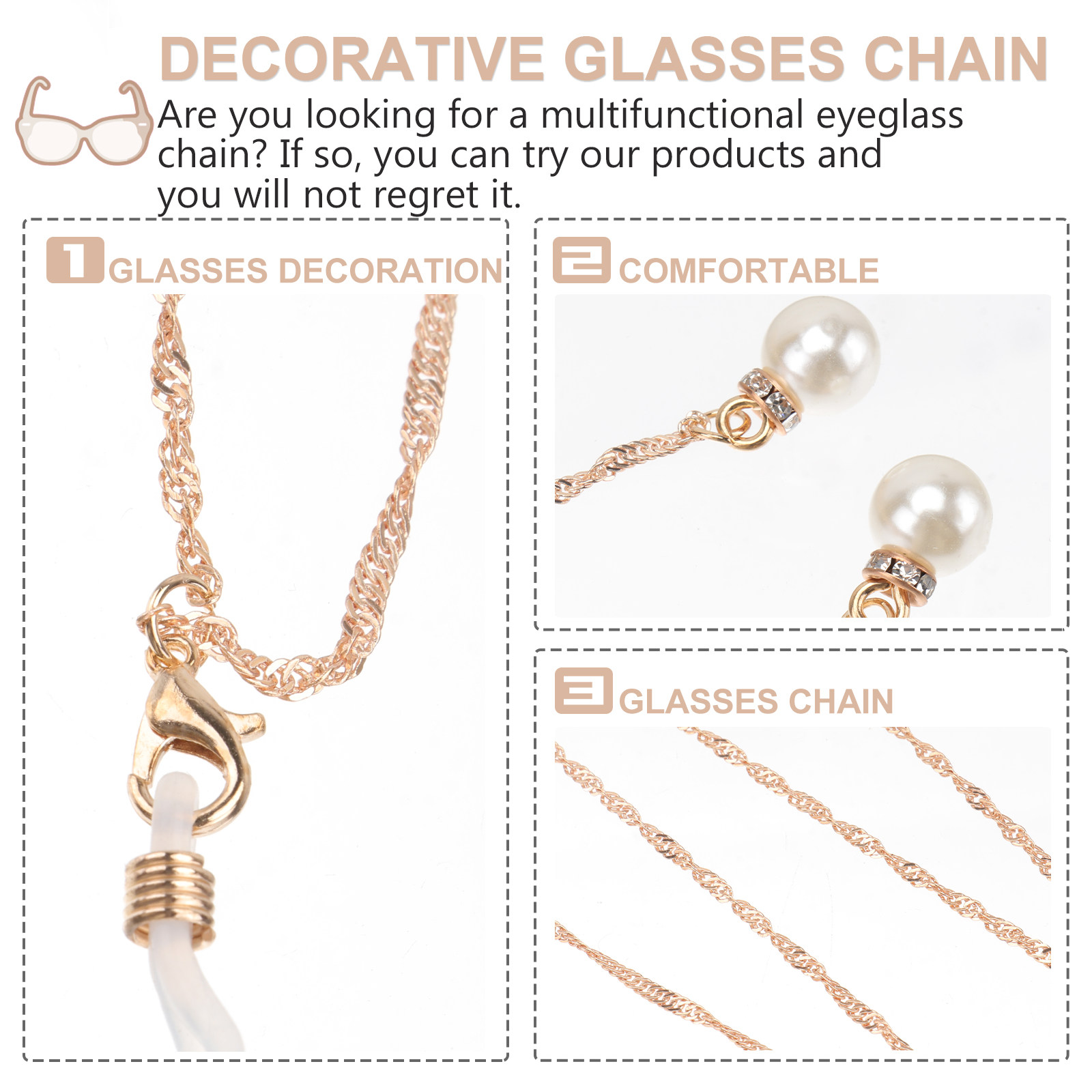1Pcs Pearl Glasses Chain Styli - đánh giá và giá Mask Chain Holder