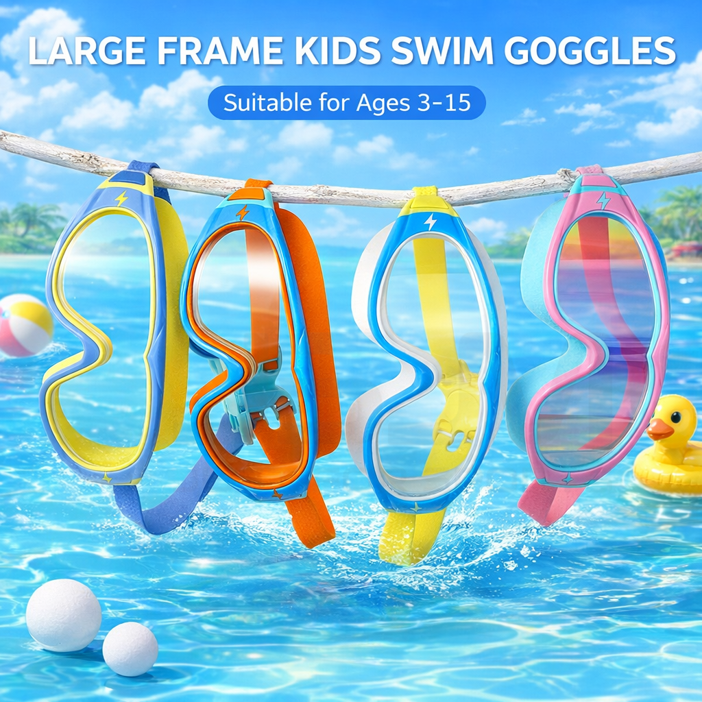JSJM Kids Swimming Goggles Big - đánh giá và giá Silicone Mask Bracket