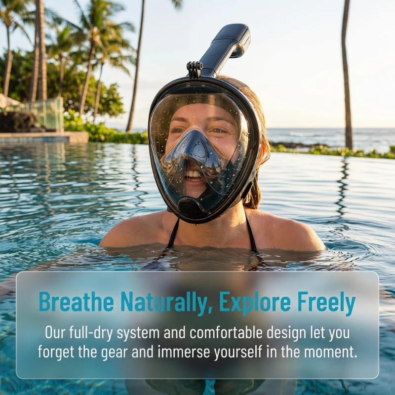 Underwater Scuba Anti Fog Full - đánh giá và giá Anti Pollution Mask