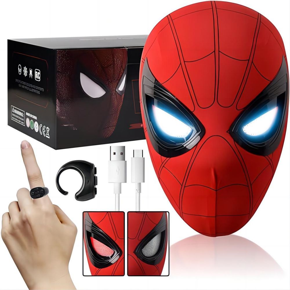 Movie Spidey Mask Eyes Glowing - đánh giá và giá Kids Face Mask