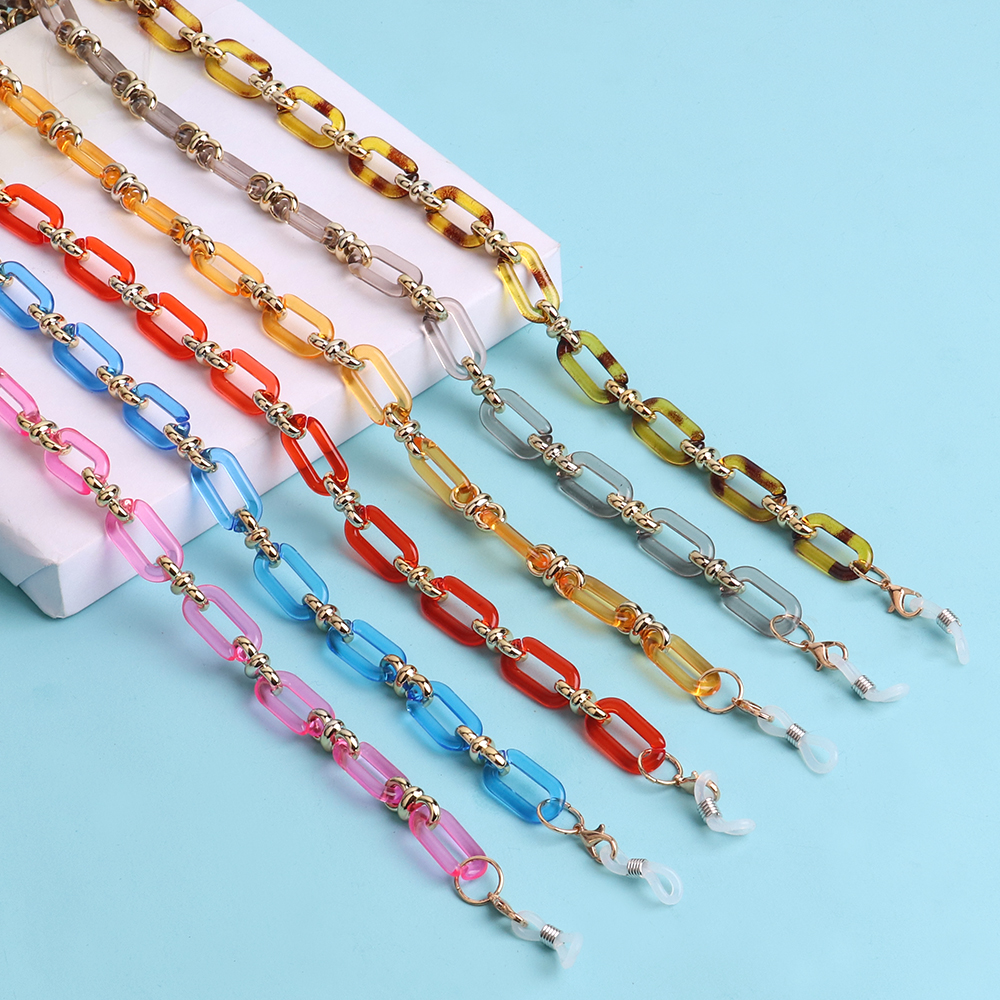 Colorful Transparent Link Acry - đánh giá và giá Mask Chain Holder