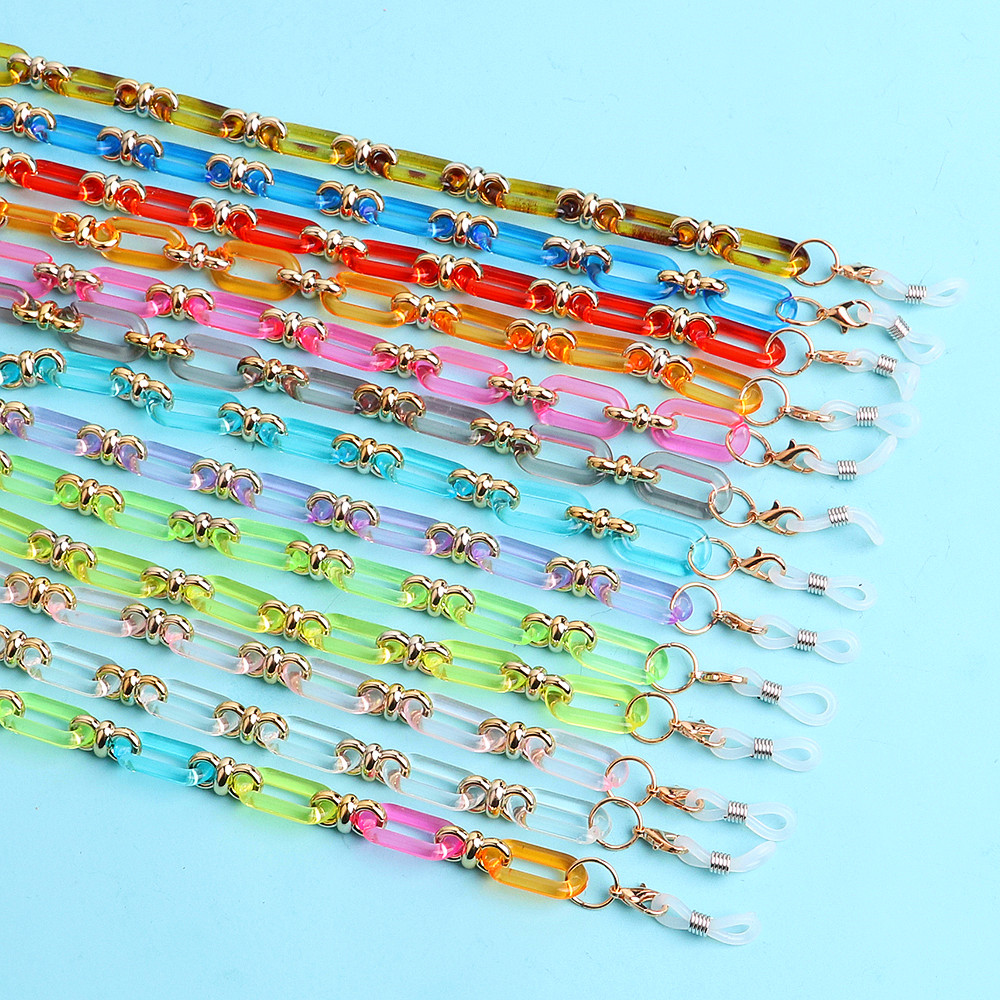 Colorful Transparent Link Acry - đánh giá và giá Mask Chain Holder