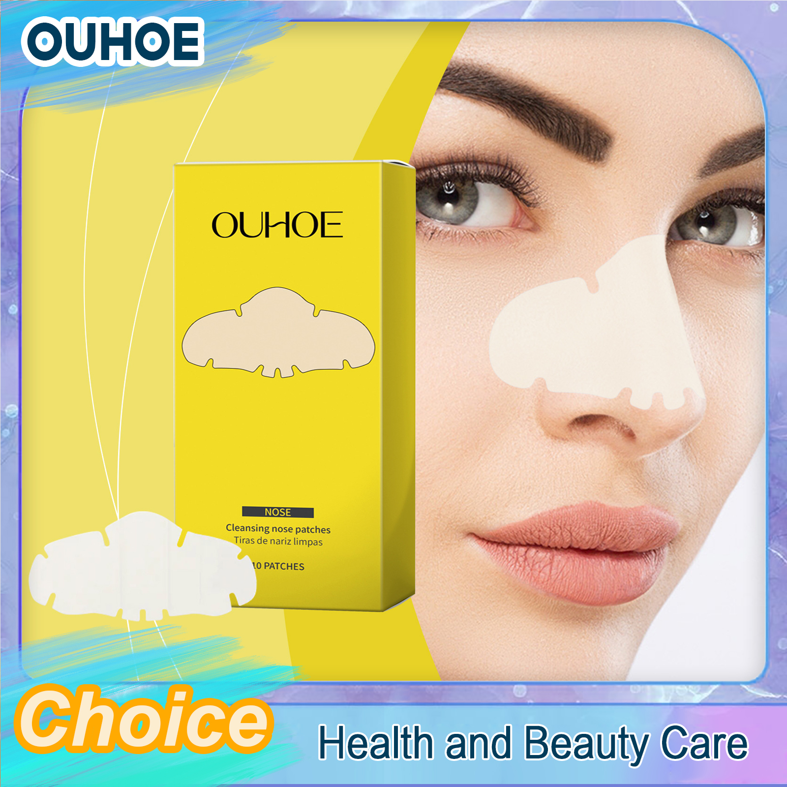Nose Blackhead Remover Patch C - đánh giá và giá Black Face Mask Pack