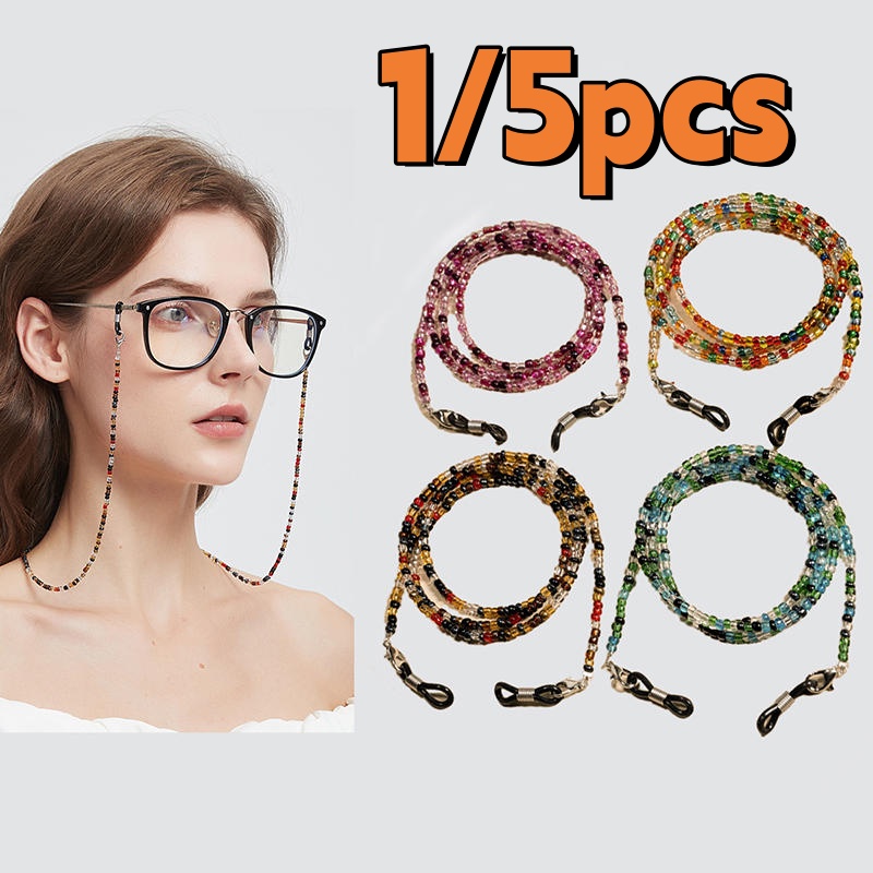 Crystal Glasses Chain For Wome - đánh giá và giá Mask Chain Holder