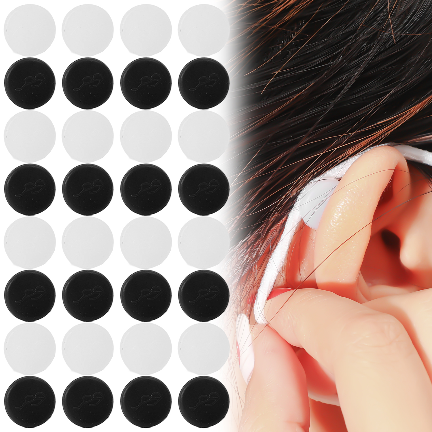 New Round Eyeglasses Mask Ear  - đánh giá và giá Silicone Mask Bracket