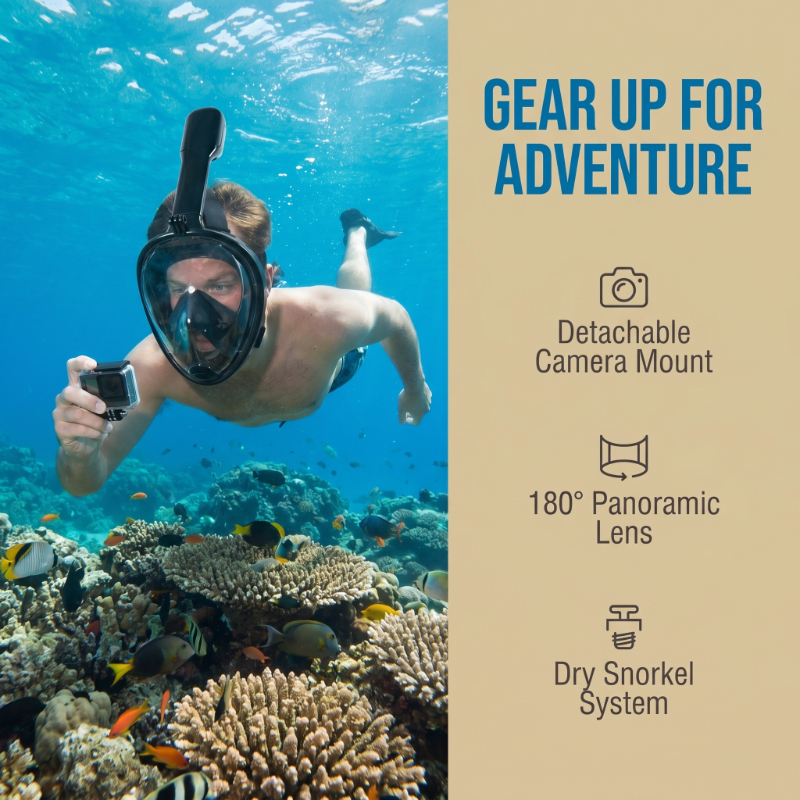 Safe Waterproof Snorkeling Div - đánh giá và giá Anti Pollution Mask