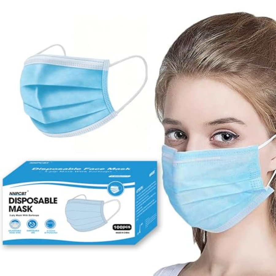 Blue Disposable Face Masks 100 - đánh giá và giá Disposable Mask Blue