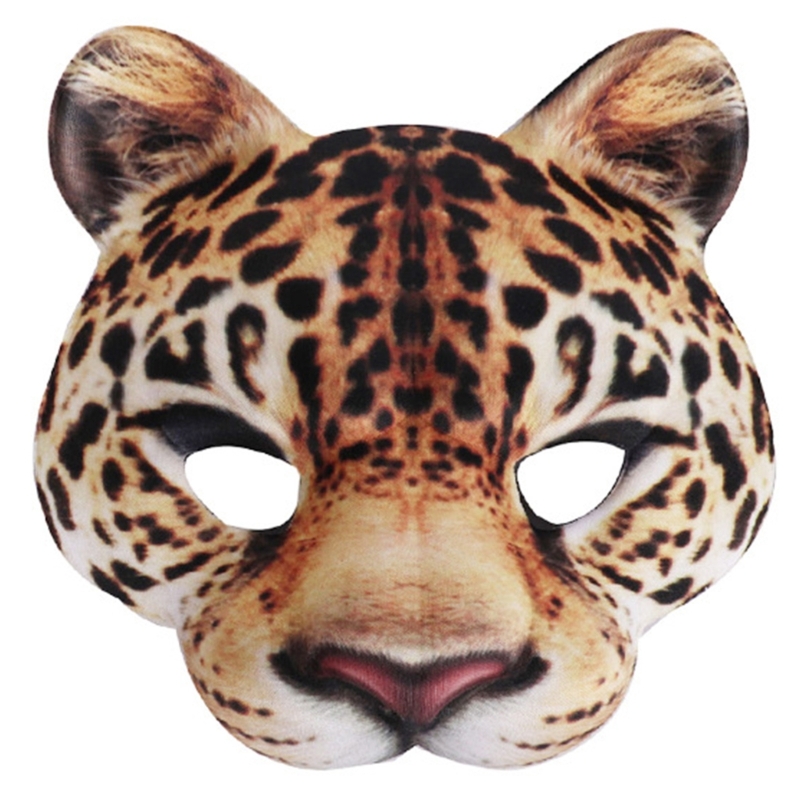 Leopard Mask Party Mask Dress  - đánh giá và giá Respirator Half Face