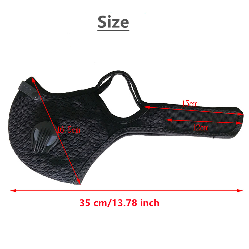 Cycling Face Mask with Filter  - đánh giá và giá Anti Pollution Mask