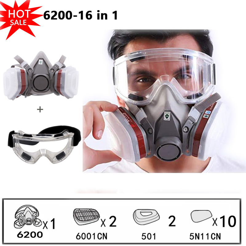 6200 Chemical Half Face Dustpr - đánh giá và giá Dust Mask Construction