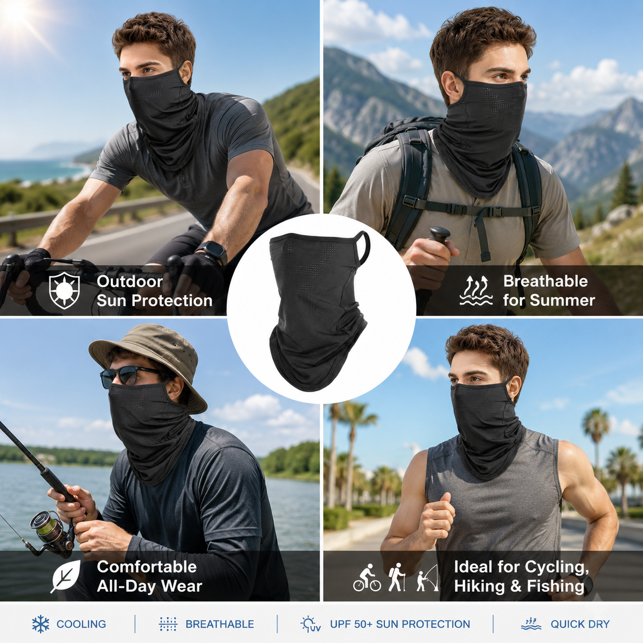 Breathable Quick-Dry Neck Gait - đánh giá và giá Respirator Half Face