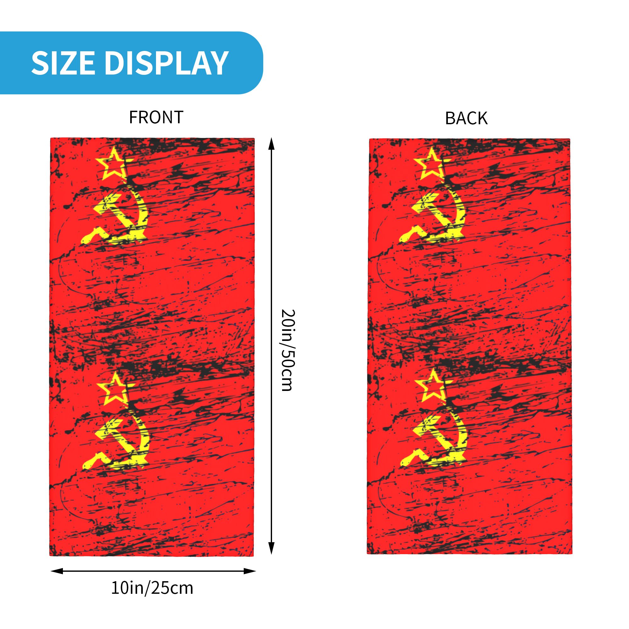 Russian Flag Soviet Union USSR - đánh giá và giá Neck Gaiter Face Cover