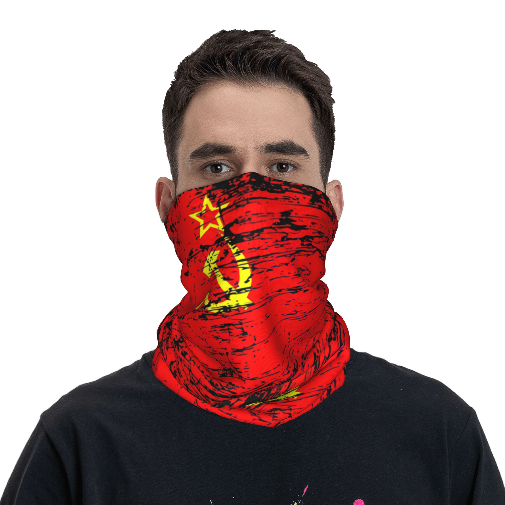 Russian Flag Soviet Union USSR - đánh giá và giá Neck Gaiter Face Cover