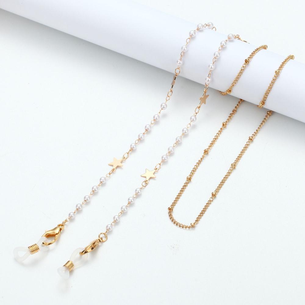 Jewelry Disc Metal Pearl Hangi - đánh giá và giá Mask Chain Holder