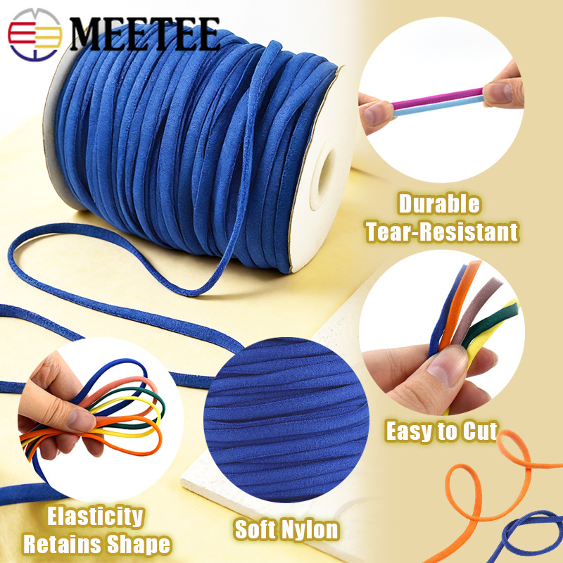 20/30M 3mm 5mm Elastic Cord Ro - đánh giá và giá Mask Lanyard Adjustable