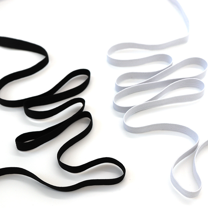 White Black 3mm Flat Elastic B - đánh giá và giá Mask Lanyard Adjustable