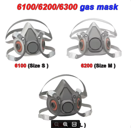 M 6100=S/ 6200=M/ 6300 =L resp - đánh giá và giá Dust Mask Construction