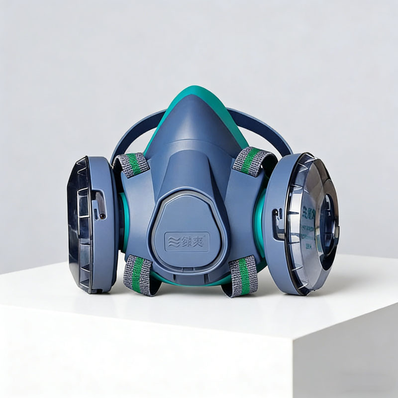Dual Filter Silicone Half Face - đánh giá và giá Kn95 Respirator Mask