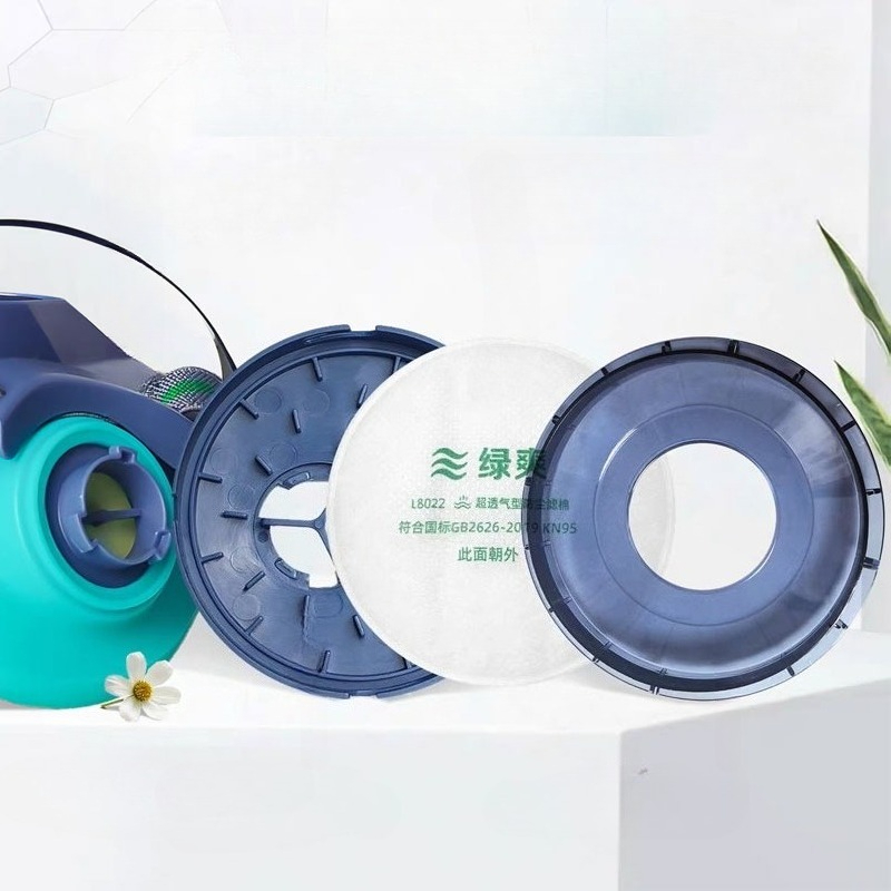 Dual Filter Silicone Half Face - đánh giá và giá Kn95 Respirator Mask