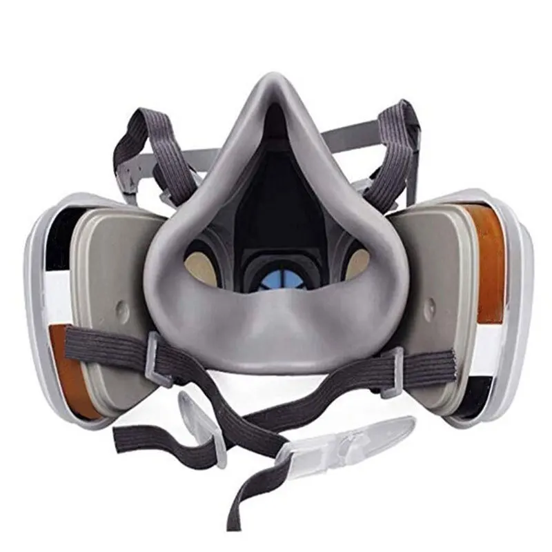 6200 7 in1 Gas Mask Gas-Proof  - đánh giá và giá Respirator Half Face