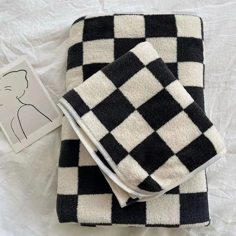 Checkerboard Pattern Bath Towe - đánh giá và giá Cloth Face Mask Washable