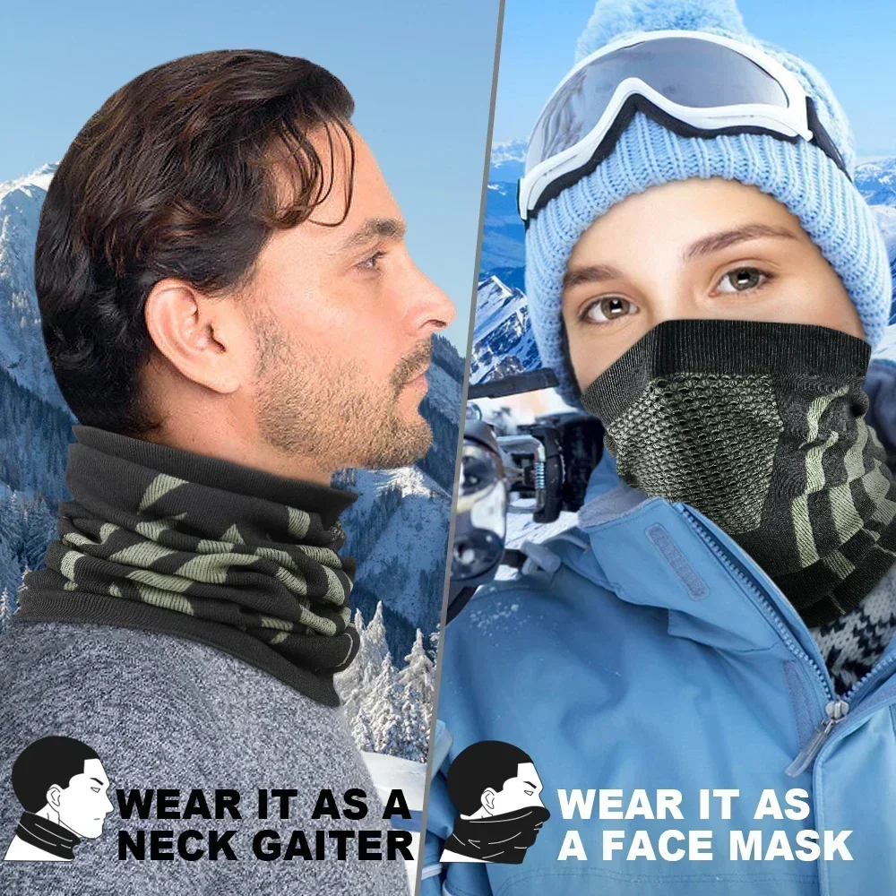 Winter Ring Tube Soft Bandana  - đánh giá và giá Neck Gaiter Face Cover